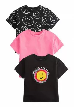 Next Kinder 3 PACK - T-Shirt Print - Charcoal Grey