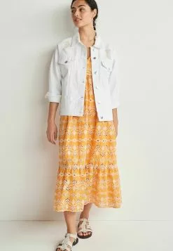 Next Damen OVERSIZED - Jeansjacke - White