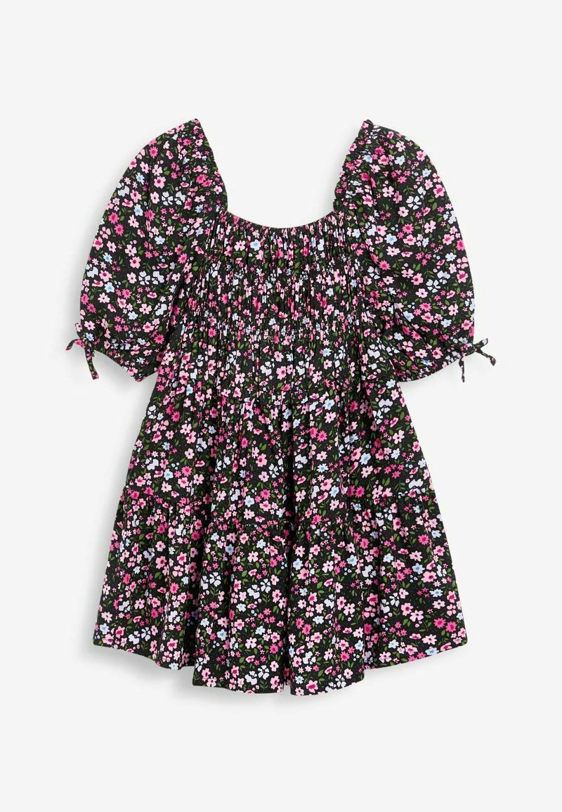 Next Kinder PRINTED SHIRRED - Freizeitkleid - Black Ditsy 5 Next Kinder PRINTED SHIRRED - Freizeitkleid - Black Ditsy – Bild 5