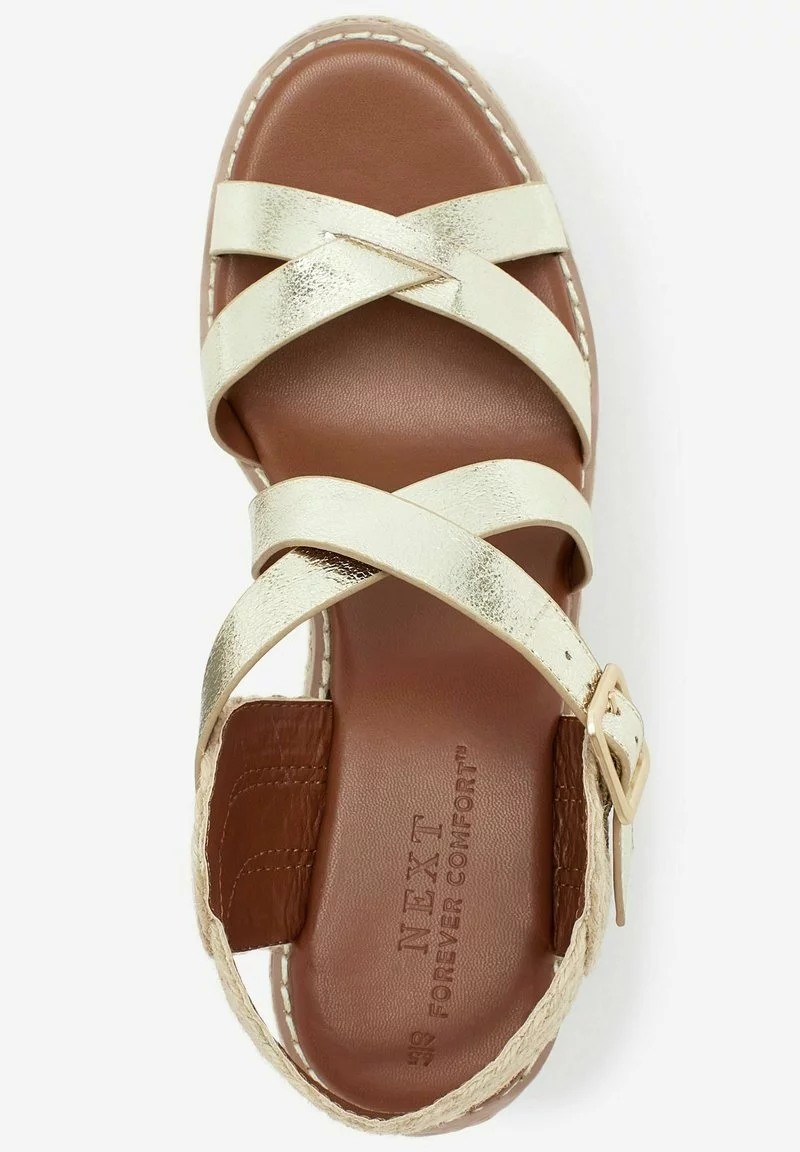 Next Damen STRAPPY - Espadrille - Gold 2 Next Damen STRAPPY - Espadrille - Gold – Bild 2