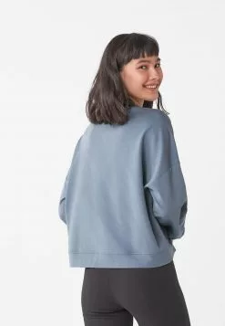 Next Damen MODAL CROP - Sweatshirt - Blue