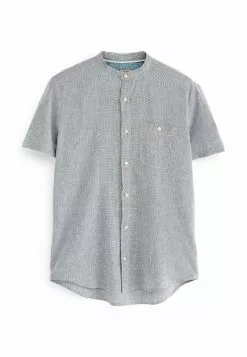 Next Herren SHORT SLEEVE - Hemd - Charcoal Grey Grandad Collar 9 Next Herren SHORT SLEEVE - Hemd - Charcoal Grey Grandad Collar -Next Großes Kaufhaus 589b5b335c8446c69592be94492daec8