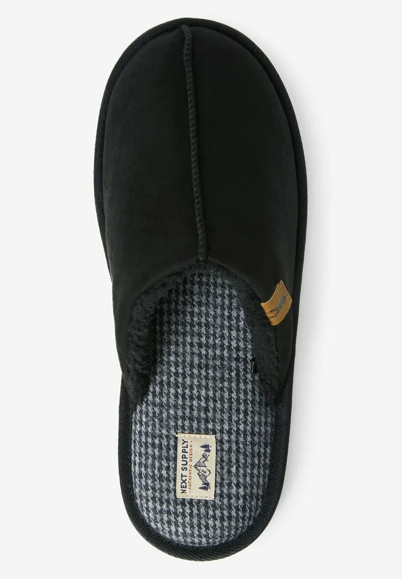 Next Herren CHECK - Hausschuh - Black 2 Next Herren CHECK - Hausschuh - Black – Bild 2