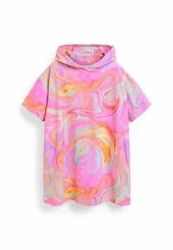 Next Damen TOWELLING PONCHO - Cape - Pink