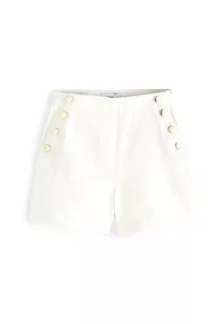 Next Damen BUTTON DETAIL - Jeans Shorts - White -Next Großes Kaufhaus 592723adcb97489b883117cc9a3bae46