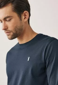 Next Herren BOXY - Langarmshirt - Navy Blue Cuffed -Next Großes Kaufhaus 5a6447fd1844450f8349863574553e4b