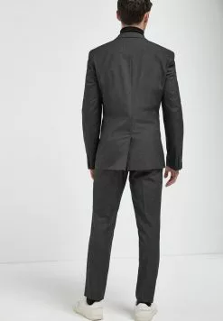 Next Herren Strukturierter Anzug Aus Wollmischgewebe Skinny Fit - Anzugsakko - Grey -Next Großes Kaufhaus 5aba0450251c4bd8b617e6e3e505ebba