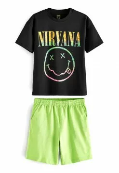 Next Kinder Nachtwäsche Set - Black Green Nirvana