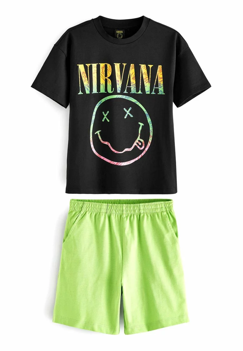 Next Kinder Nachtwäsche Set - Black Green Nirvana 1 Next Kinder Nachtwäsche Set - Black Green Nirvana