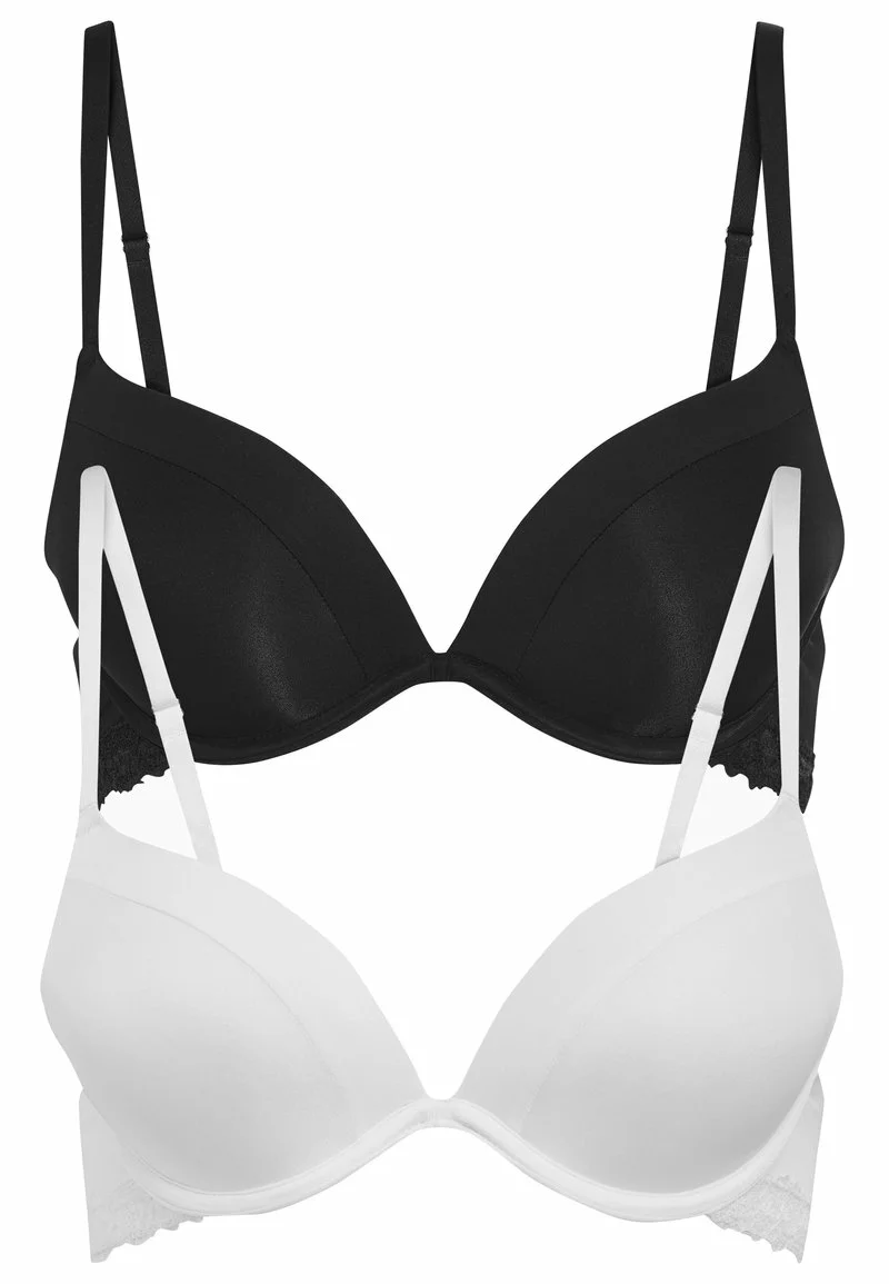Next Damen CARA PUSH UP PLUNGE BRAS 2 PACK - Push-up BH - Black 1 Next Damen CARA PUSH UP PLUNGE BRAS 2 PACK - Push-up BH - Black