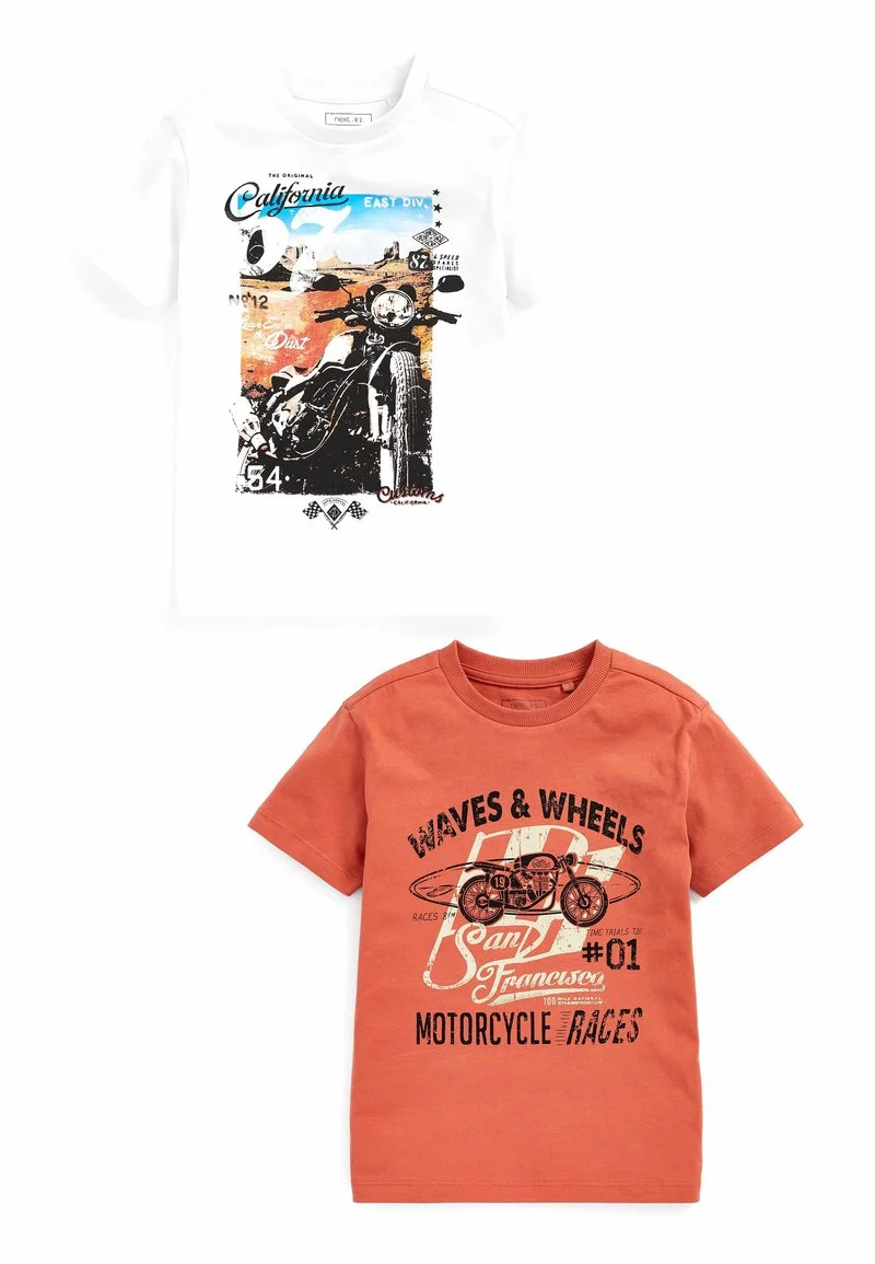 Next T-Shirt Print - Brown,white | Kinder 1 Next T-Shirt Print - Brown,white | Kinder