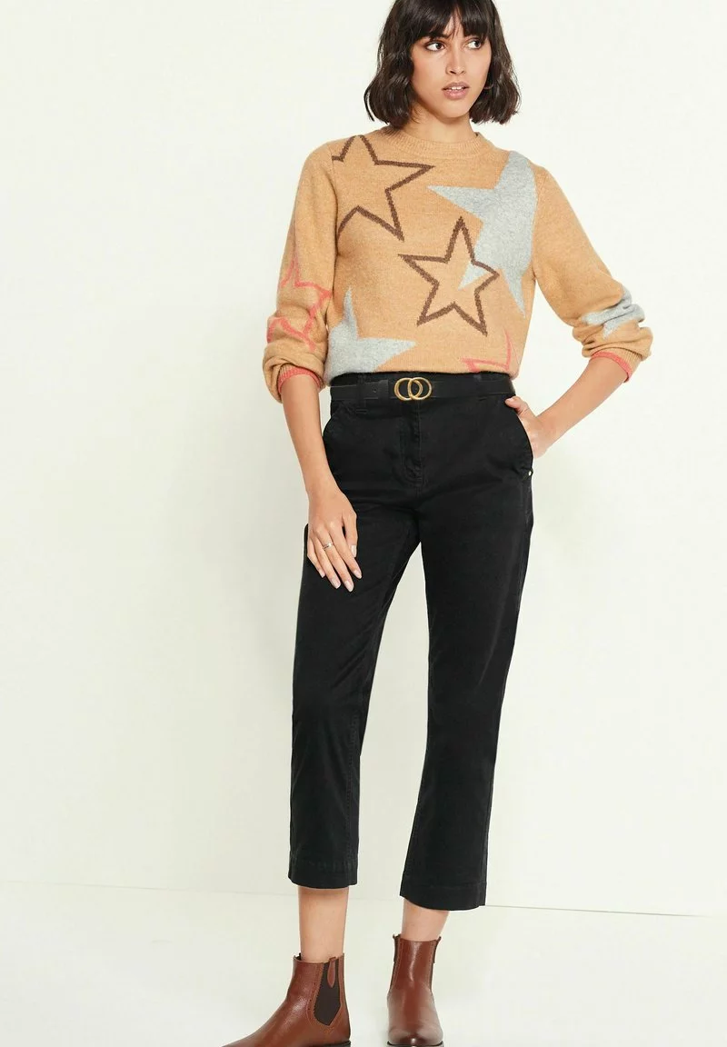 Next Damen MIT GüRTEL - Chino - Black 2 Next Damen MIT GüRTEL - Chino - Black – Bild 2