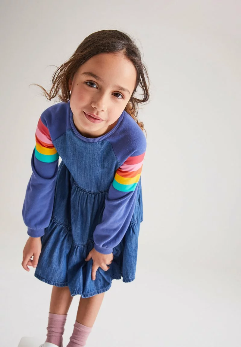 Next Kinder Jeanskleid - Multi-coloured 1 Next Kinder Jeanskleid - Multi-coloured
