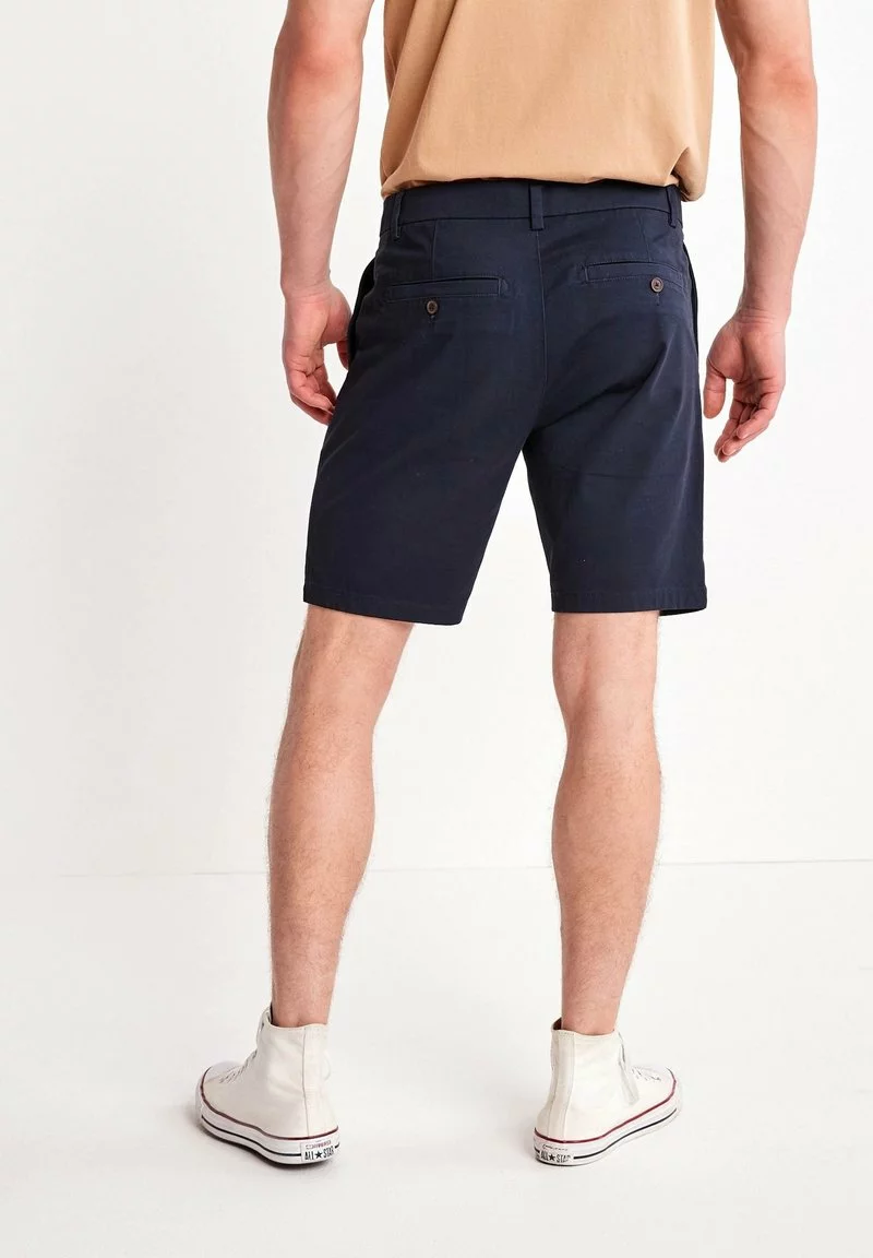 Next Herren SLIM FIT - Shorts - Navy Pleated 3 Next Herren SLIM FIT - Shorts - Navy Pleated – Bild 3