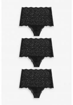 Next Damen 3PACK - Panties - Black