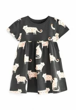 Next Kinder Jerseykleid - Black Animal Character -Next Großes Kaufhaus 5d6a8deab170456e8b8a4793a520921f