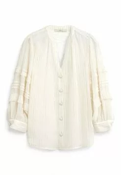 Next Damen LACE BACK DETAIL - Bluse - Cream Sparkle -Next Großes Kaufhaus 5d75adbacb2e479b9bf09dee89333202