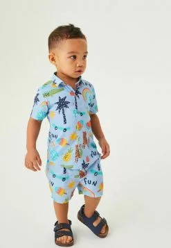 Next Kinder SET (3MTHS-7YRS) - Jogginghose - Blue Fun Print