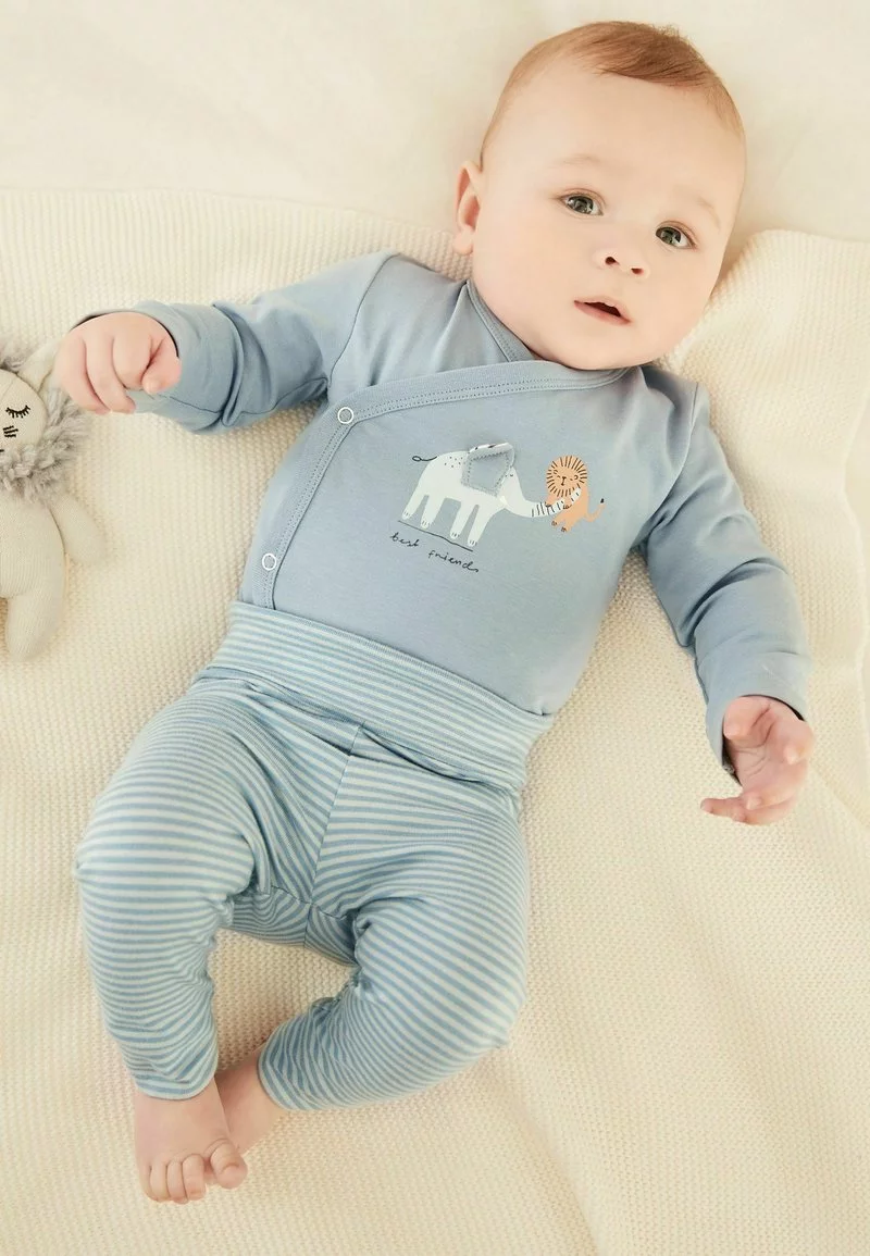 Next Kinder 2 PACK - Body - Blue And Beige Animal 1 Next Kinder 2 PACK - Body - Blue And Beige Animal