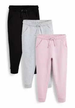 Next Kinder SOFT 3 Pack - Jogginghose - Pink/black/grey