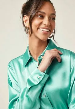 Next Damen Hemdbluse - Aqua Blue -Next Großes Kaufhaus 5f5a7def7d4c4951bca18ee4fe593a54