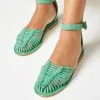 Next Damen Riemensandalette - Green