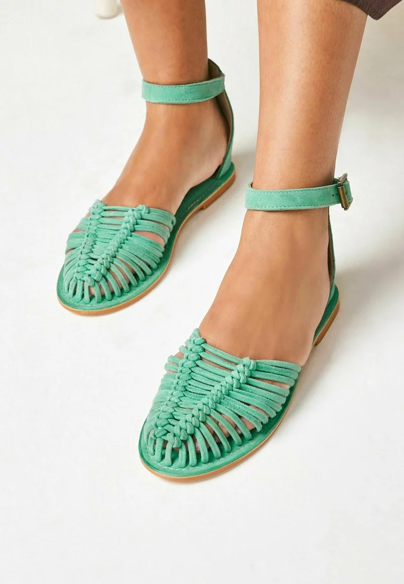Next Damen Riemensandalette - Green 1 Next Damen Riemensandalette - Green