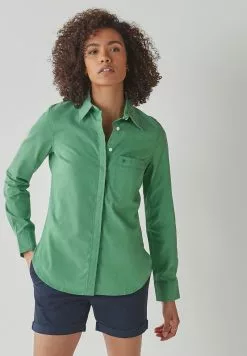 Next Damen Hemdbluse - Green