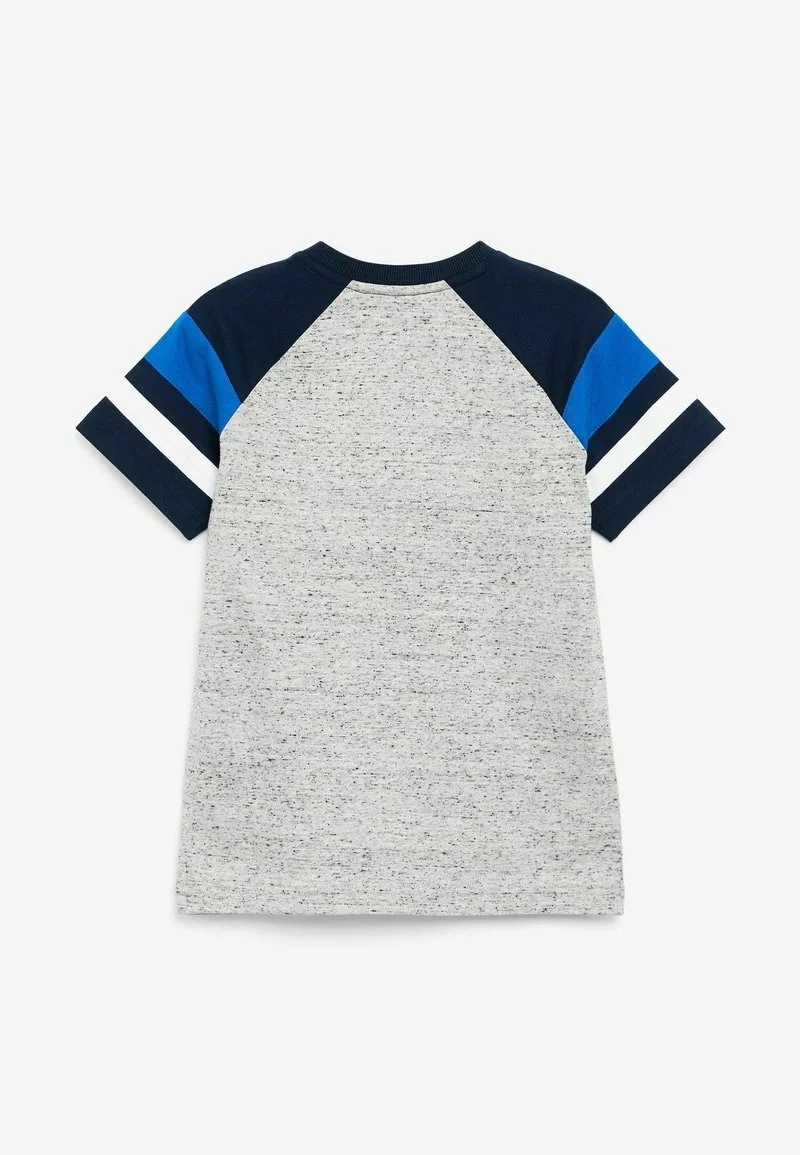 Next SHORT SLEEVE RAGLAN - T-Shirt Print - Grey/navy Blue | Kinder 2 Next SHORT SLEEVE RAGLAN - T-Shirt Print - Grey/navy Blue | Kinder – Bild 2