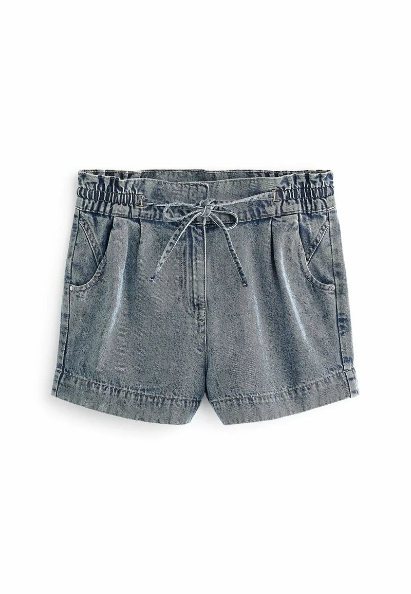 Next Damen ELASTICATED WAIST PAPERBAG - Jeans Shorts - Blue 4 Next Damen ELASTICATED WAIST PAPERBAG - Jeans Shorts - Blue – Bild 4