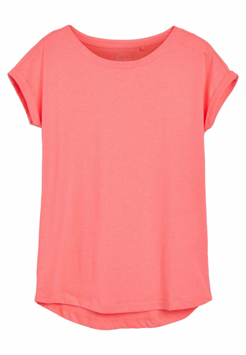Next Damen T-Shirt Basic - Mottled Pink 1 Next Damen T-Shirt Basic - Mottled Pink