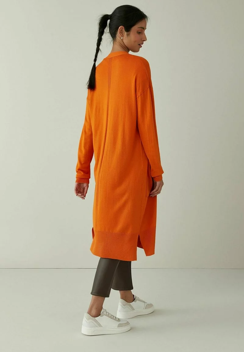 Next Damen LONGLINE - Strickjacke - Ochre 2 Next Damen LONGLINE - Strickjacke - Ochre – Bild 2