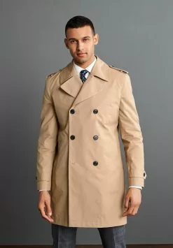 Next Herren SIGNATURE BRITISH MILLERAIN SHOWER RESISTANT - Trenchcoat - Tan