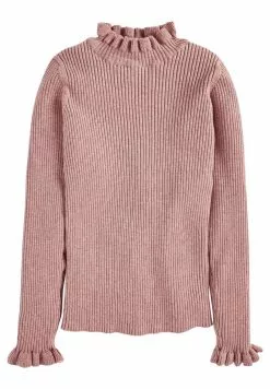 Next Kinder FRILL - Strickpullover - Lilac