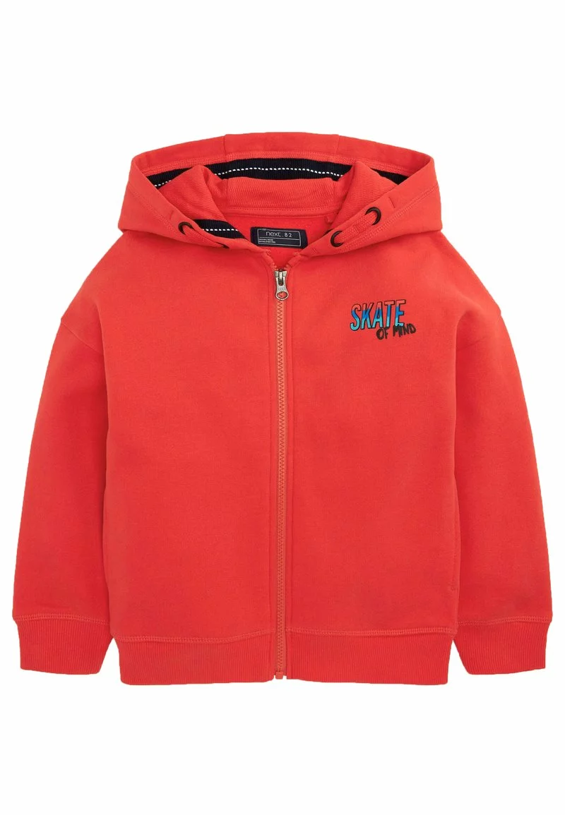 Next Kinder Sweatjacke - Orange Shark Skate 1 Next Kinder Sweatjacke - Orange Shark Skate