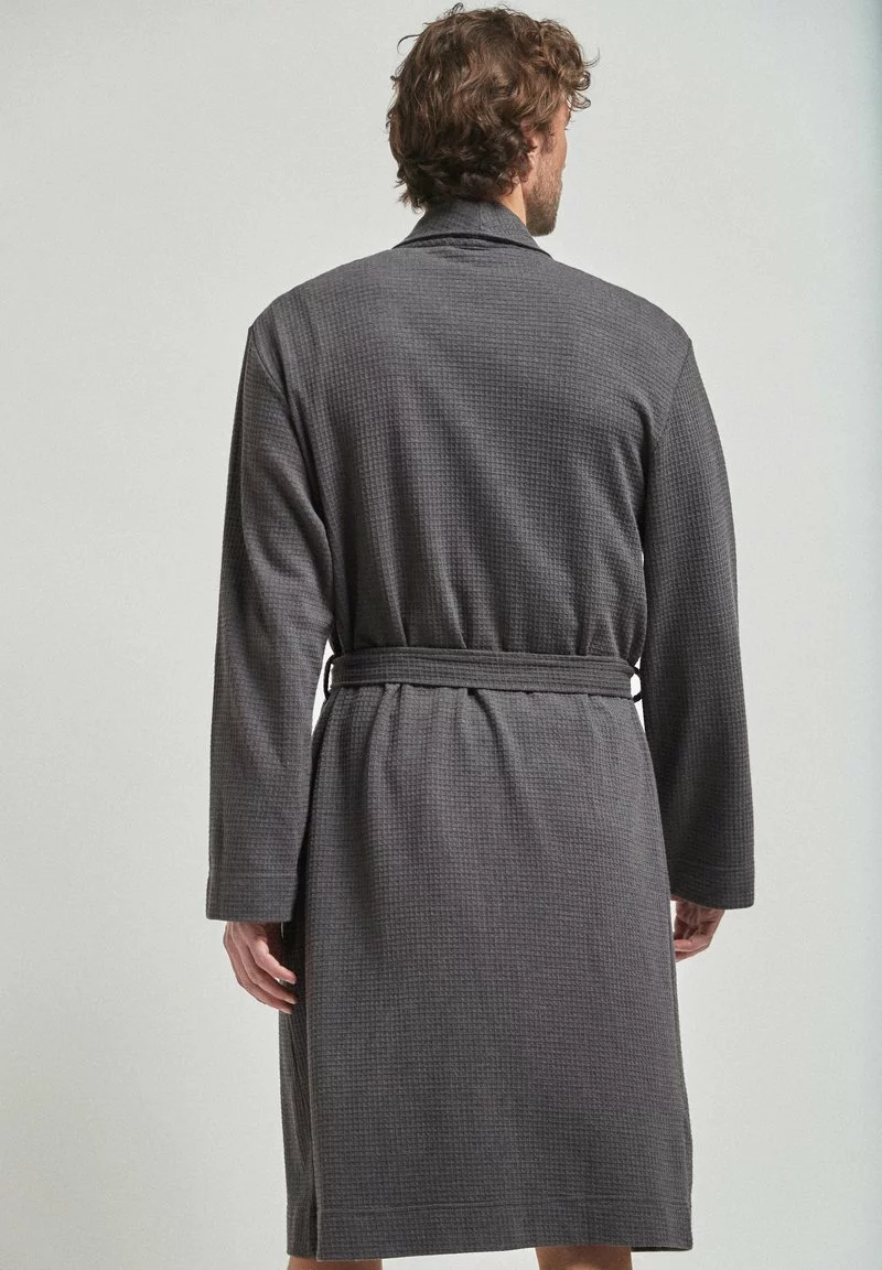 Next Herren Bademantel - Mottled Grey 2 Next Herren Bademantel - Mottled Grey – Bild 2