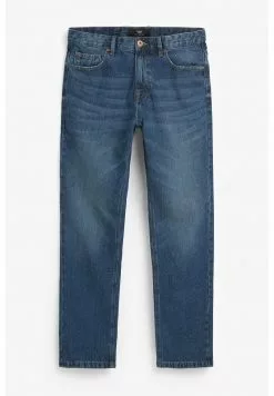Next Herren Jeans Straight Leg - Used Denim