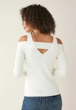 Next Damen BARDOT CUT-OUT - Top - White -Next Großes Kaufhaus 62e6774be0a74a61b8b48204324e0a4e