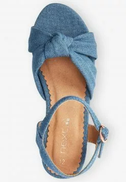 Next Kinder Riemensandalette - Denim Knot Detail -Next Großes Kaufhaus 6389bff3568d46b79b3b2a9655469cea