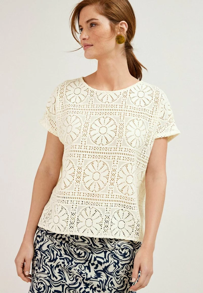 Next Damen T-Shirt Print - Neutral 1 Next Damen T-Shirt Print - Neutral