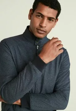 Next Herren TEXTURED HARRINGTON - Leichte Jacke - Blue -Next Großes Kaufhaus 63fb5815f9054a59b5254496d1695e46