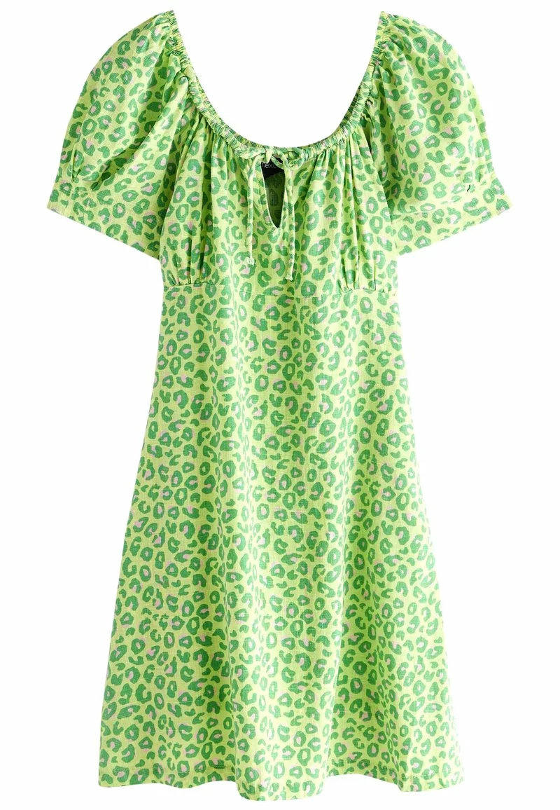 Next Damen Freizeitkleid - Green Animal Print 5 Next Damen Freizeitkleid - Green Animal Print – Bild 5