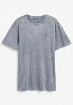 Next REGULAR FIT STAG - T-Shirt Basic - Grey Denim | Herren -Next Großes Kaufhaus 647a3c833591406392fbed593d2d3c6f