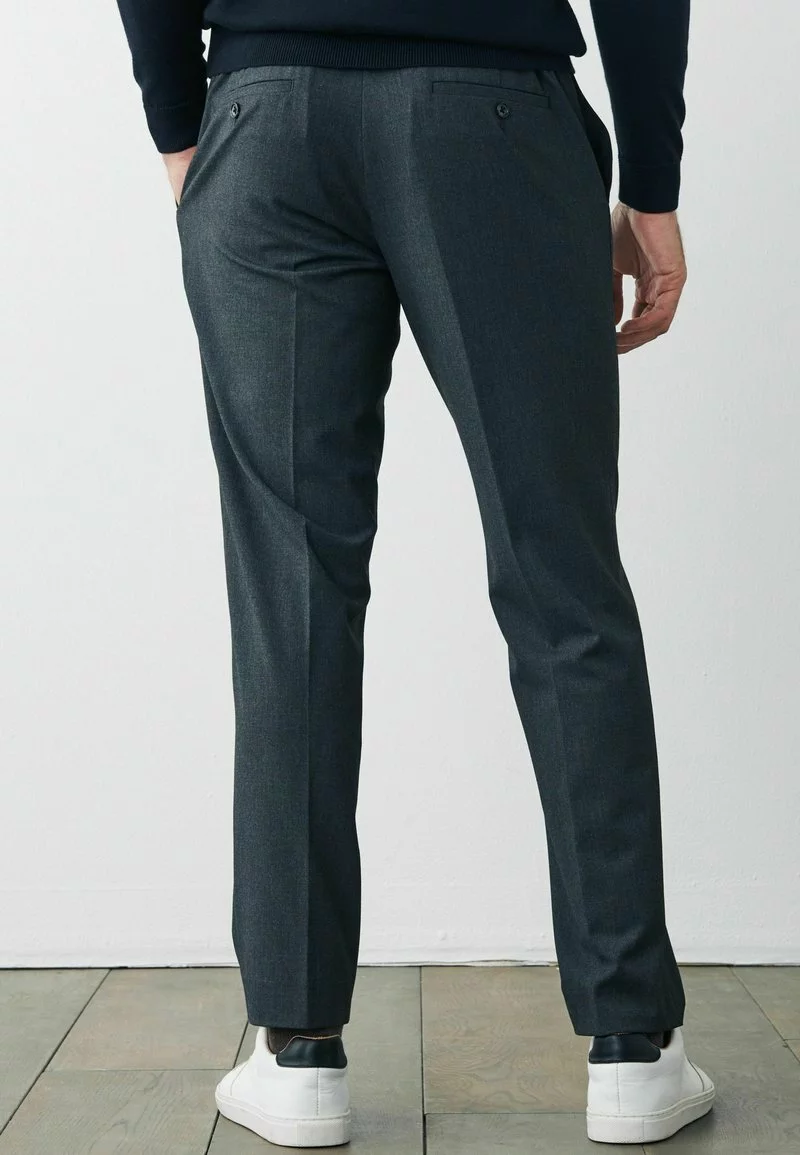 Next Herren MOTION FLEX - Stoffhose - Mottled Dark Grey 1 Next Herren MOTION FLEX - Stoffhose - Mottled Dark Grey