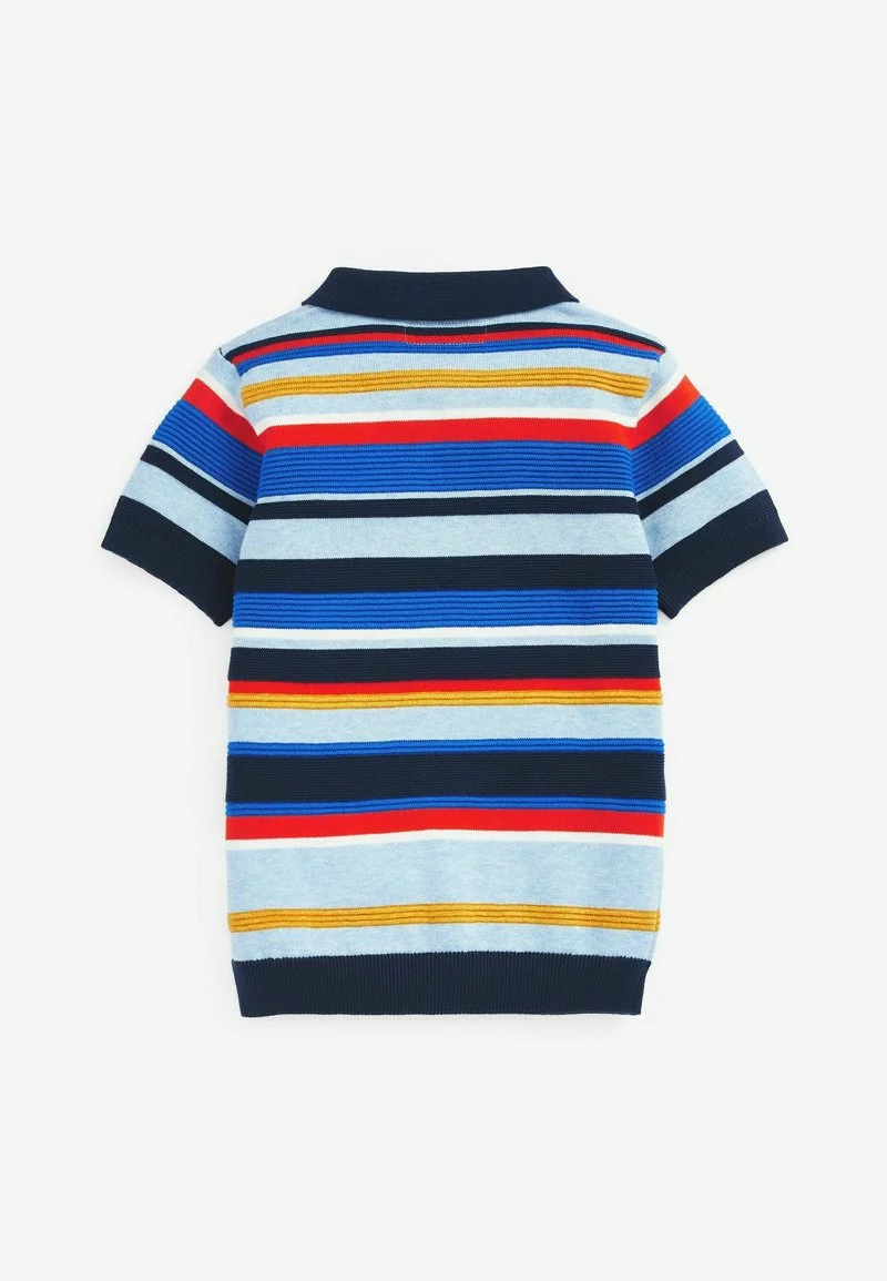Next Kinder STRIPE - Poloshirt - Blue/red/yellow 2 Next Kinder STRIPE - Poloshirt - Blue/red/yellow – Bild 2
