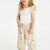 Next PULL-ON - Stoffhose - Ecru White Printed | Kinder