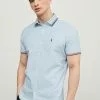 Next Herren STRETCH OXFORD TIPPED COLLAR SHORT SLEEVE - Hemd - Blue