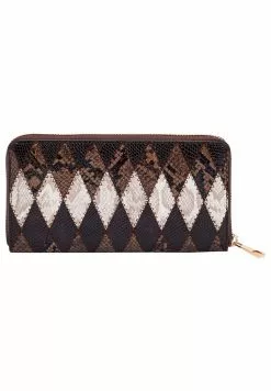 Next Damen Geldbörse - Brown Snake Print