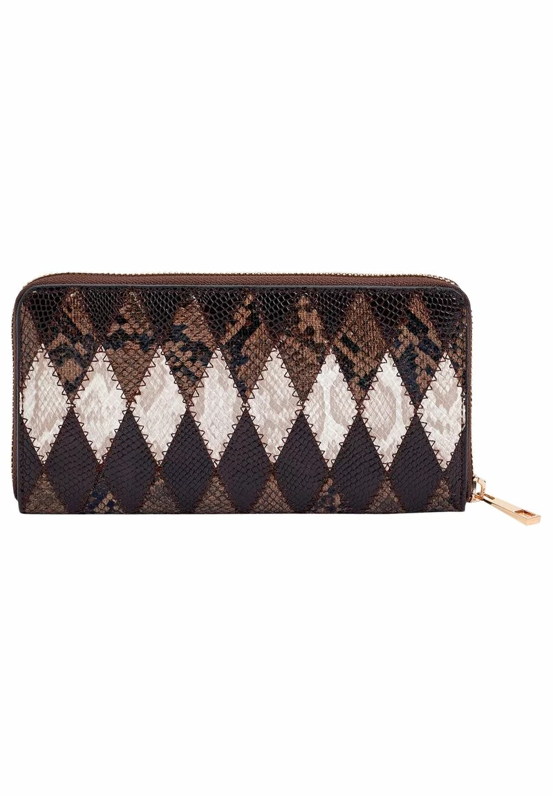 Next Damen Geldbörse - Brown Snake Print 1 Next Damen Geldbörse - Brown Snake Print