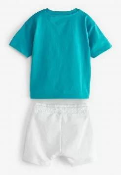Next Kinder TONAL OVERSIZED SET - Shorts - Turquoise Blue -Next Großes Kaufhaus 6614c591eaa64632ae0ac6885b031689